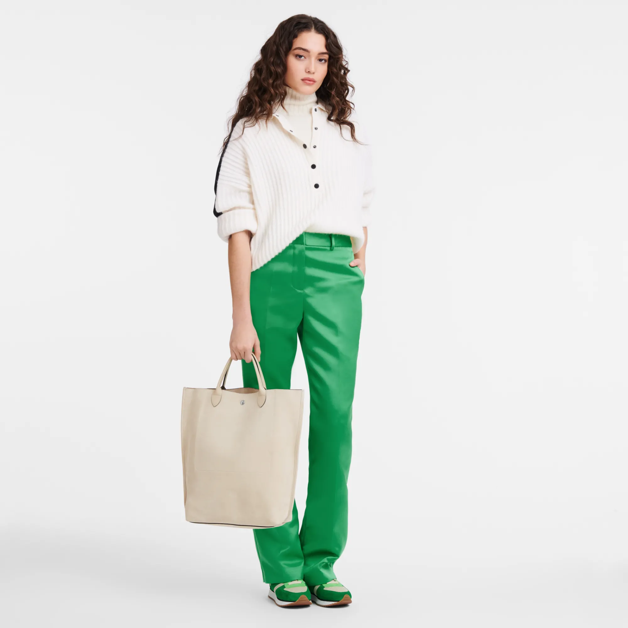 Cabas Shopper M Handtassen|Leren tassen
