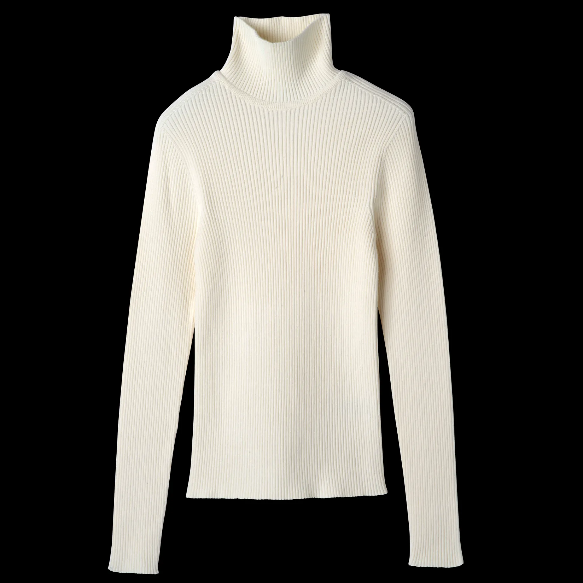 Discount Getailleerde Trui Met Hoge Kraag Tops en Blouses|Tricotkleding