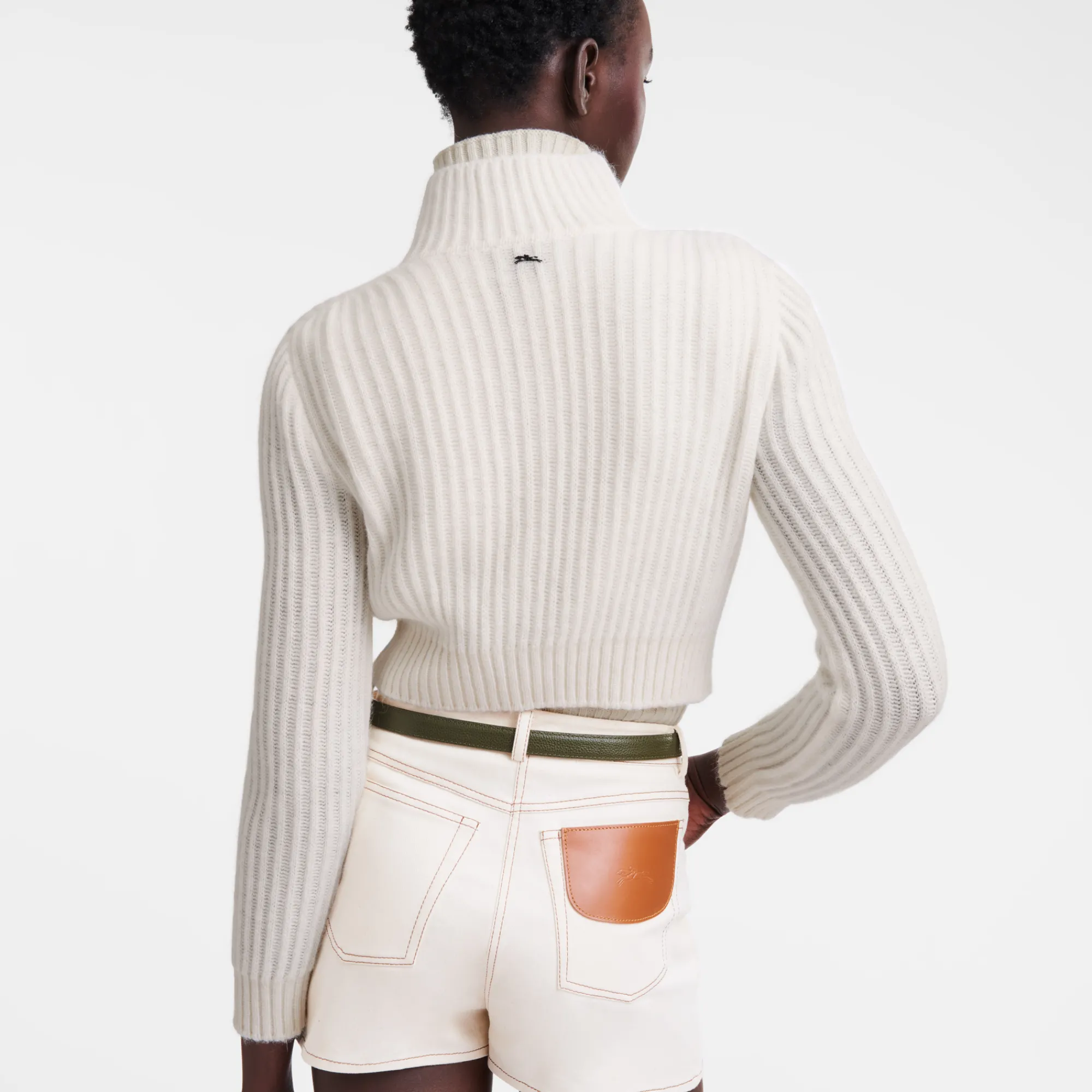 New Kort Vest Met Ritskraag Tops en Blouses|Tricotkleding