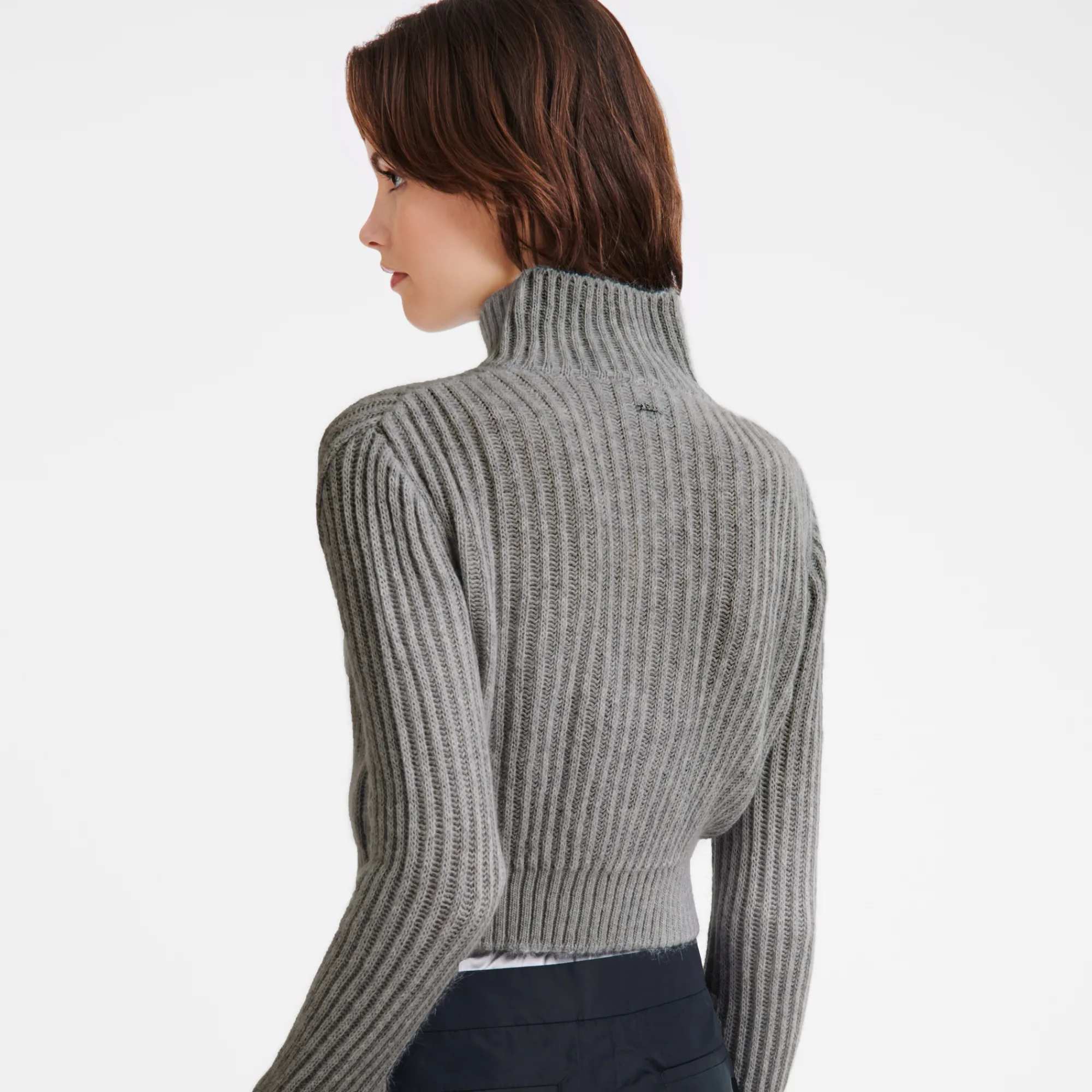 New Kort Vest Met Ritskraag Tops en Blouses|Tricotkleding