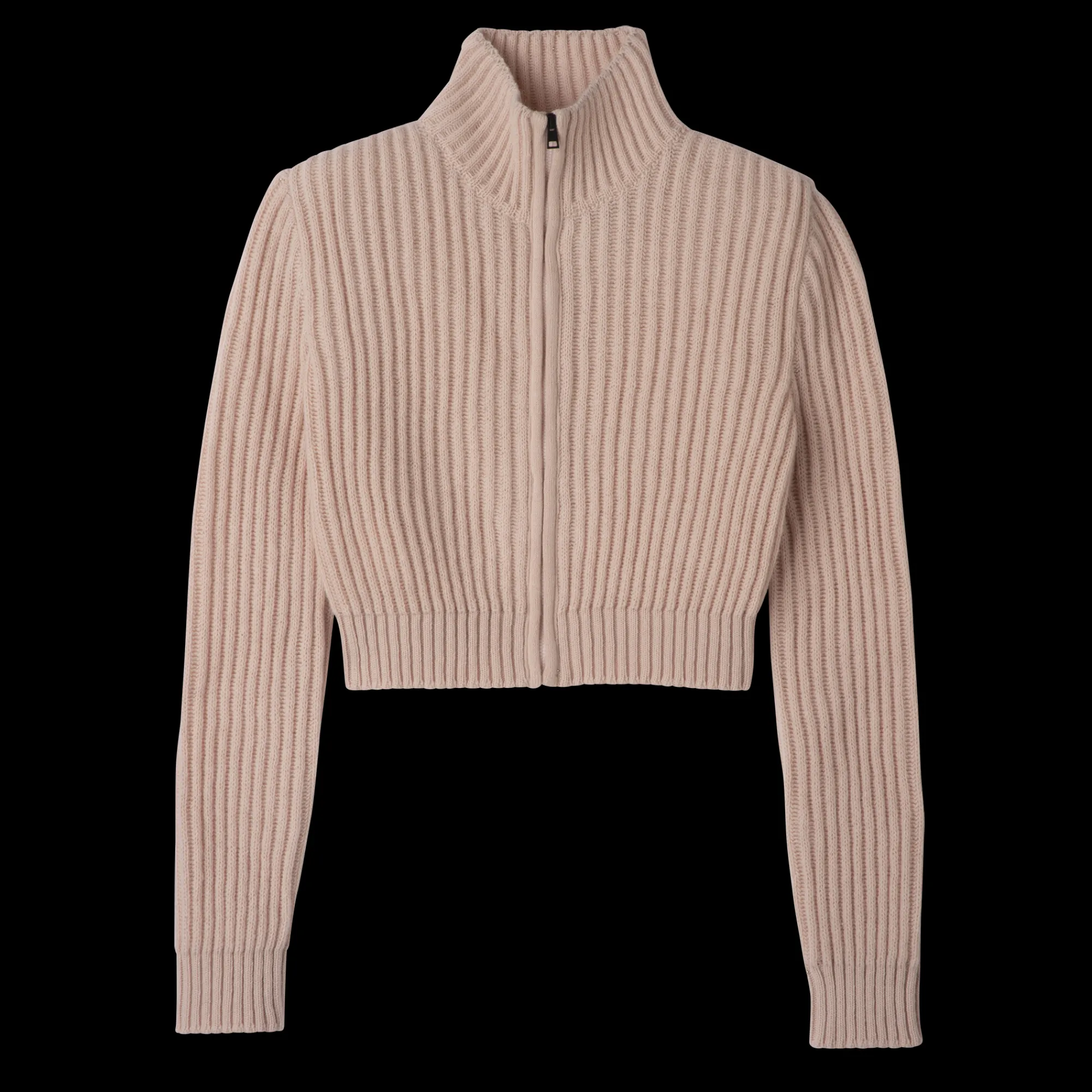 Clearance Kort Vest Met Ritskraag Tops en Blouses|Tricotkleding