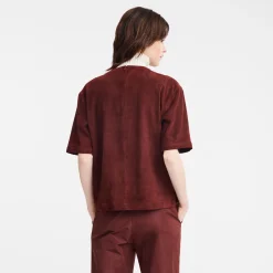 New Korte Leren Top Tops en Blouses