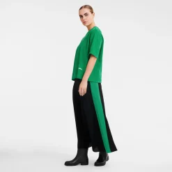 Outlet Korte Leren Top Tops en Blouses