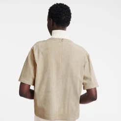 Clearance Korte Leren Top Tops en Blouses
