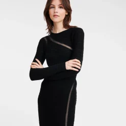 Lange Jurk Tricotkleding|Jurken en Rokken