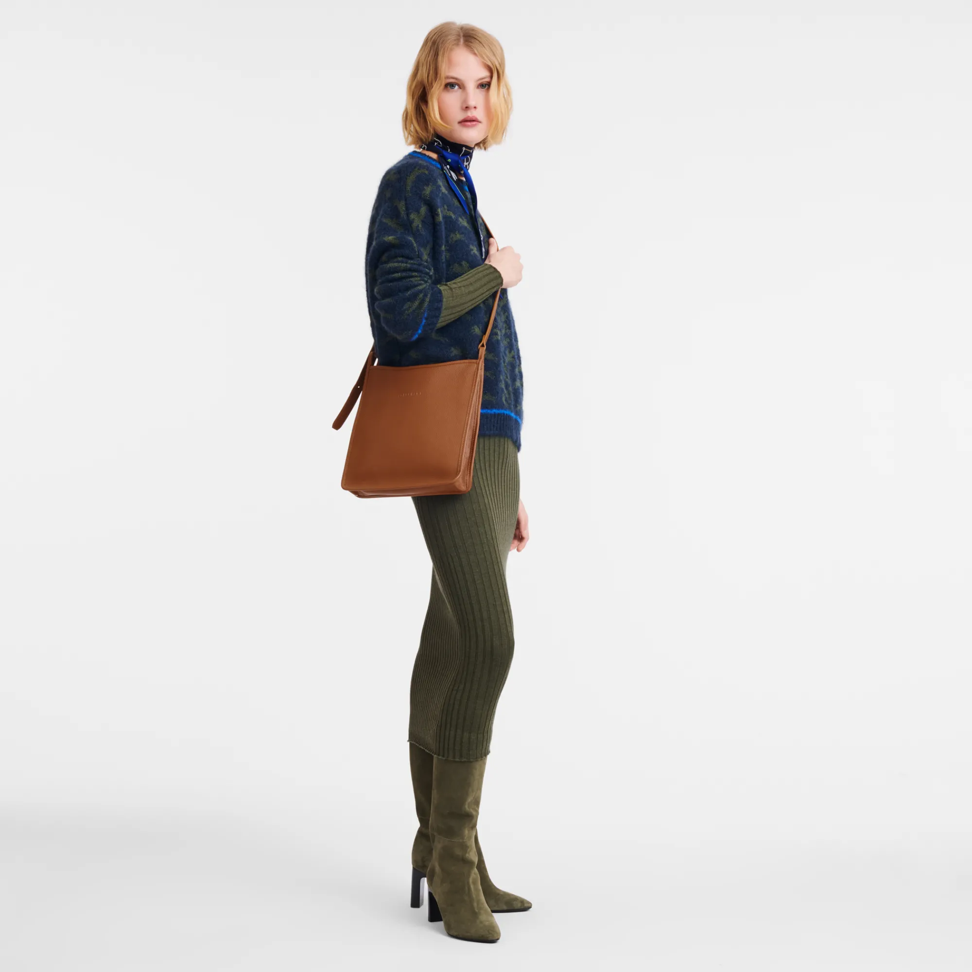 Sale Le Foulonné Schoudertas Met Rits M Crossbody tassen|Leren tassen