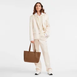 Outlet Le Foulonné Shopper L Schoudertassen|Leren tassen