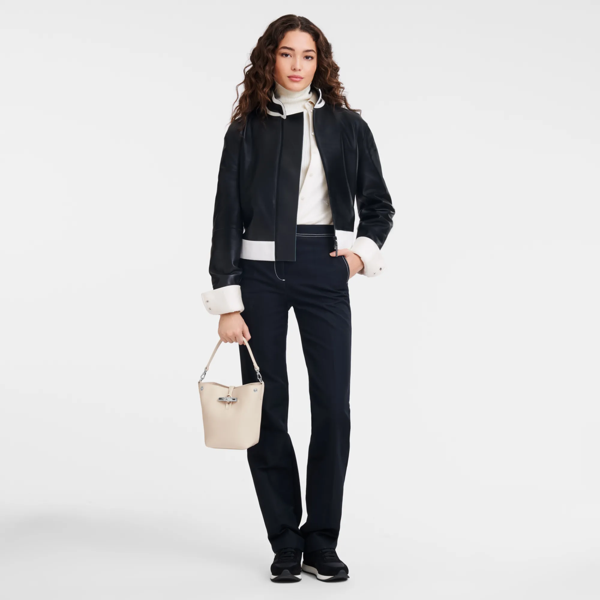 Outlet Le Roseau Buckettas XS Minitassen|Leren tassen