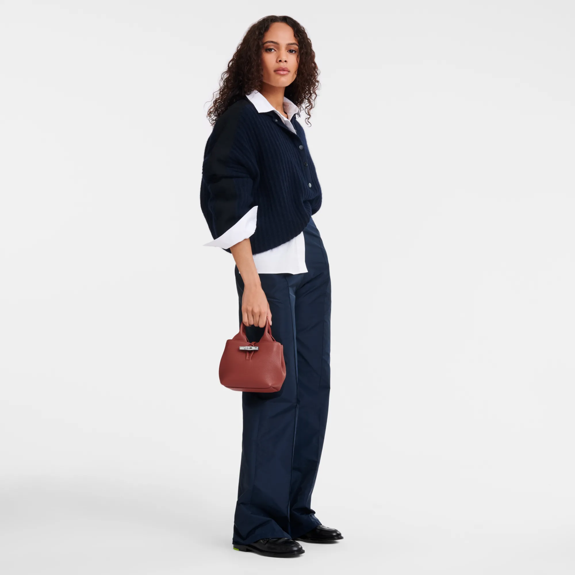 Clearance Le Roseau Tas Met Handgreep Aan De Bovenkant XS Handtassen|Minitassen