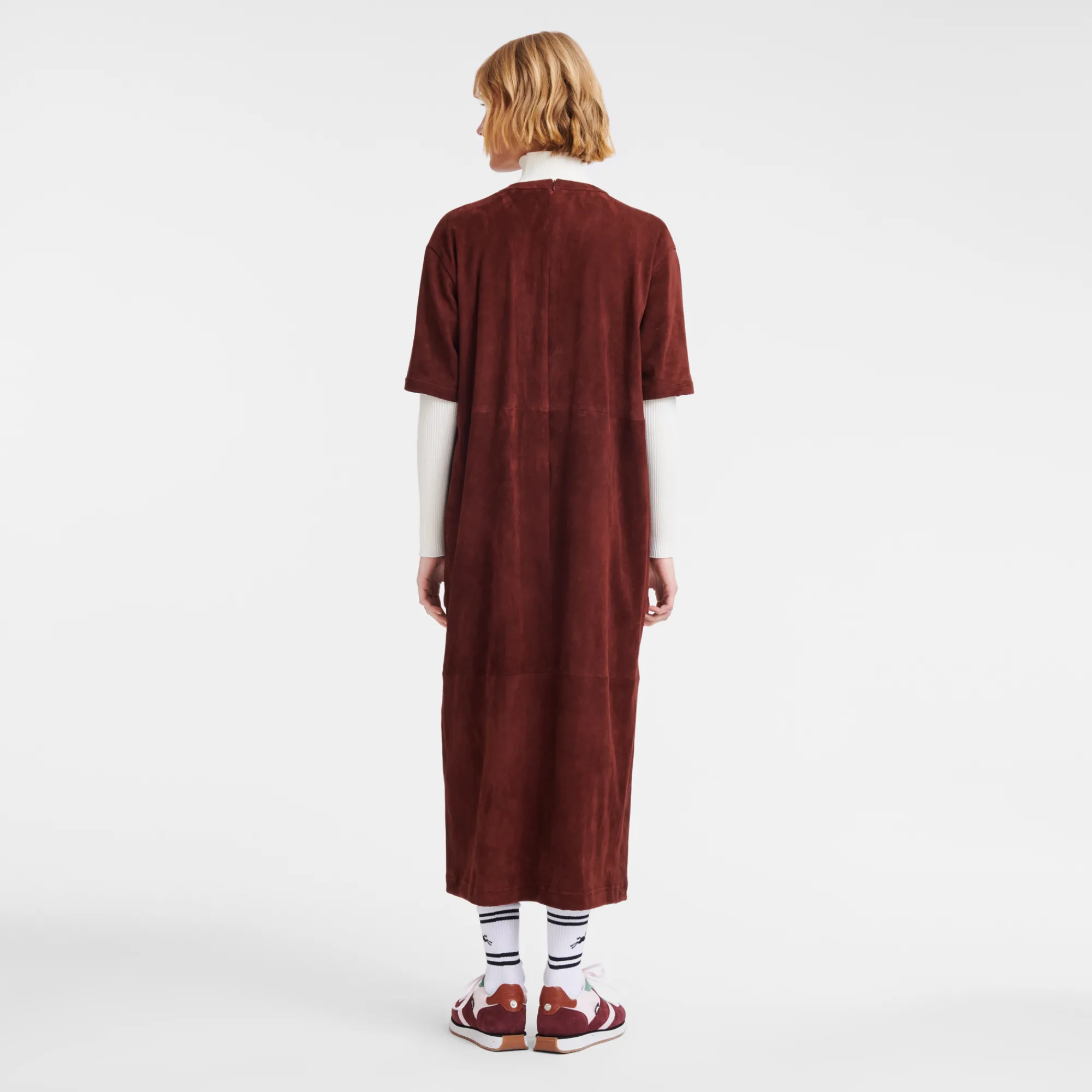 New Leren Lange Jurk Jurken en Rokken