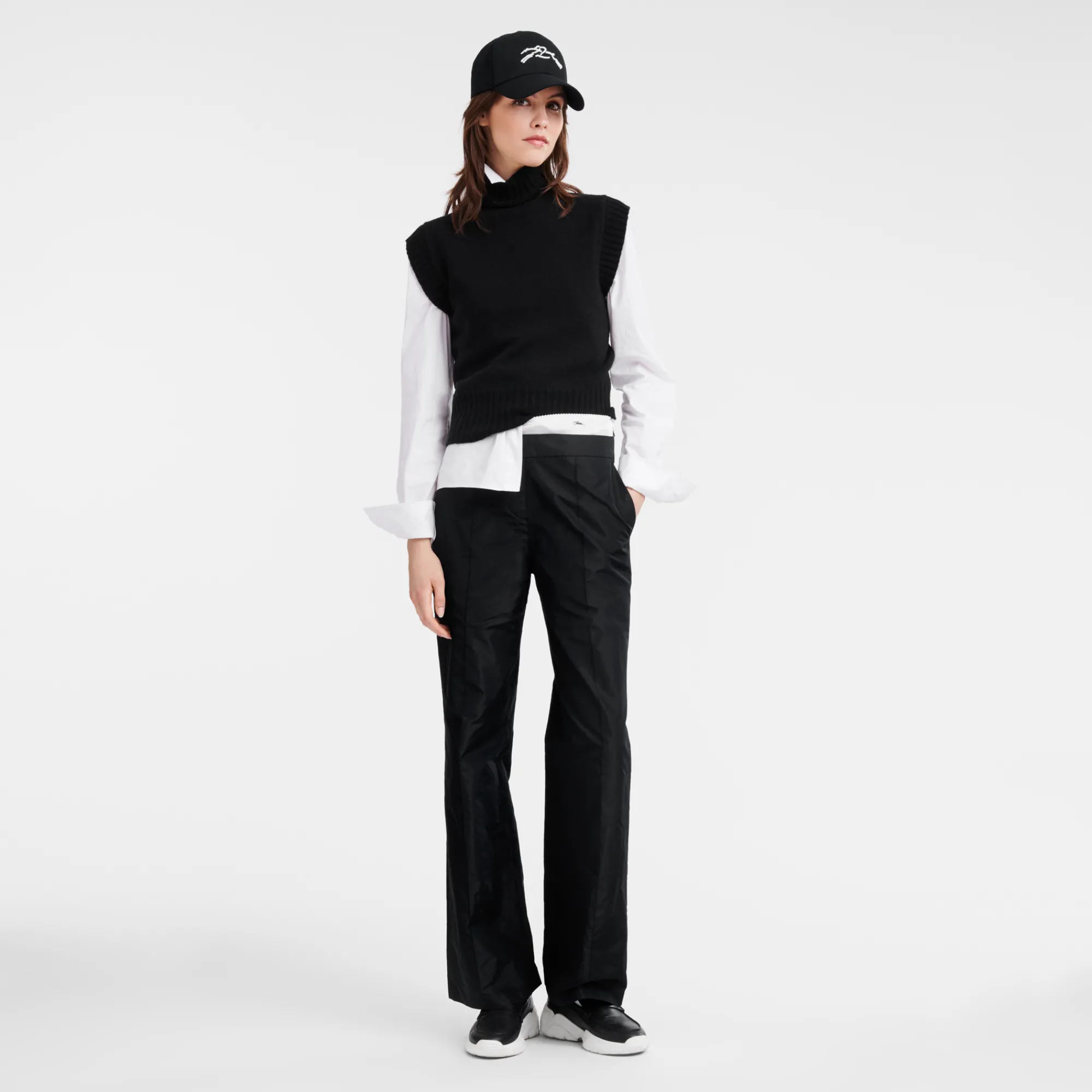 Clearance Mouwloze Trui Met Hoge Kraag Tops en Blouses|Tricotkleding
