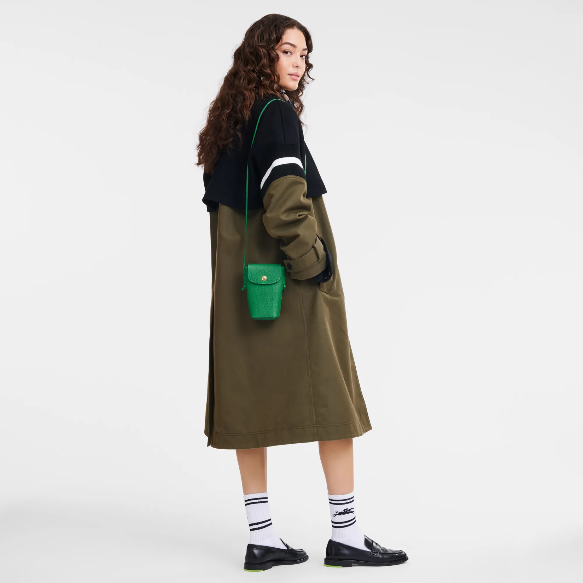 Online Épure Telefoonhoesje Met Leren Veter Enveloptasje & Hoesjes|Telefoonhoes