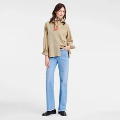 Clearance Recht Leren Overhemd Tops en Blouses