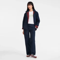 Outlet Rechte Broek Met Patch Broeken & shorts